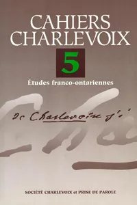 Cahiers Charlevoix 5_cover