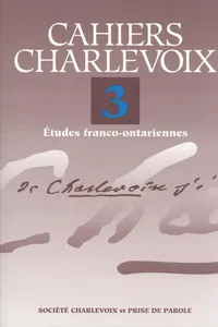 Cahiers Charlevoix 3_cover