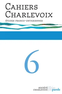 Cahiers Charlevoix 6_cover