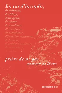 En cas d'incendie, prière de ne pas sauver ce livre_cover