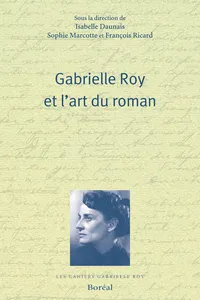 Gabrielle Roy et l'art du roman_cover