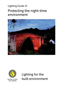 Lighting Guide 21: Protecting the night-time environment_cover