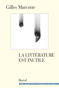 La Littérature est inutile_cover