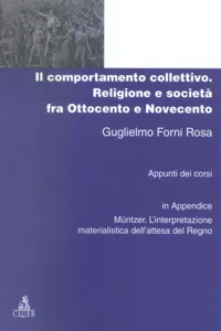 Il comportamento collettivo. Religione e società fra Ottocento e Novecento_cover