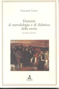 Elementi di metodologia e di didattica della storia_cover