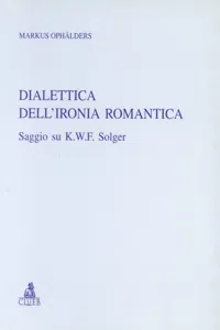 Dialettica dell'ironia romantica_cover