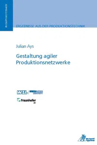 Gestaltung agiler Produktionsnetzwerke_cover