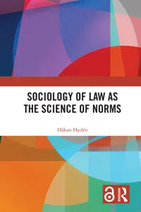 Sociology of Law as the Science of Norms_cover
