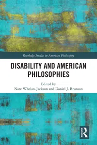 Disability and American Philosophies_cover