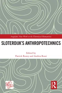 Sloterdijk’s Anthropotechnics_cover