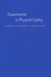 Experiments In Physical Optics_cover