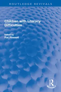 Children with Literacy Difficulties_cover