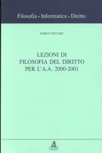 Lezioni di filosofia del diritto per l'a.a.2000/2001_cover