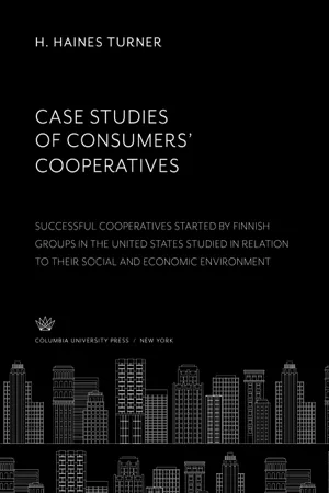 Case Studies of Consumers' Cooperatives