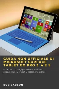 Guida non ufficiale di Microsoft Surface Tablet Go Pro 3, 4 e 5_cover