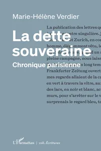 La dette souveraine_cover
