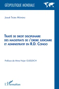 Traité de droit disciplinaire des magistrats de l'ordre judiciaire et administratif en R.D. Congo_cover