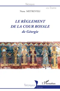 Le règlement de la Cour royale de Géorgie_cover