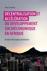 Décentralisation et accélération du développement socioéconomique en Afrique_cover