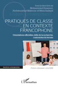 Pratiques de classe en contexte francophone_cover