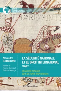 La sécurité nationale et le droit international_cover