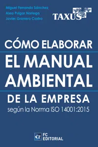 Cómo elaborar el manual ambiental de la empresa según la norma ISO 14001:2015_cover