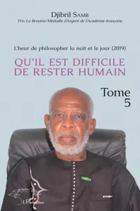 L'heur de philosopher la nuit et le jour Tome 5_cover