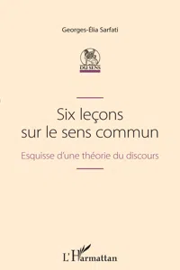 Six leçons sur le sens commun_cover