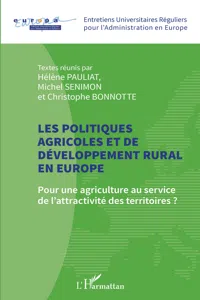 Les politiques agricoles et de développement rural en Europe_cover