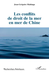 Les conflits de droit de la mer en mer de Chine_cover