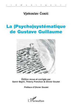 La (Psycho)systématique de Gustave Guillaume