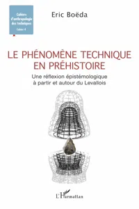 Le phénomène technique en préhistoire_cover