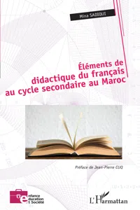 Éléments de didactique du français au cycle secondaire au Maroc_cover