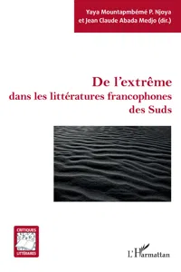 De l'extrême dans les littératures francophones des Suds_cover