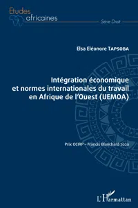 Intégration économique et normes internationales du travail en Afrique de l'Ouest_cover