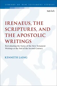 Irenaeus, the Scriptures, and the Apostolic Writings_cover