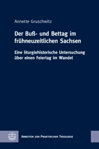 Der Buß- und Bettag im frühneuzeitlichen Sachsen_cover