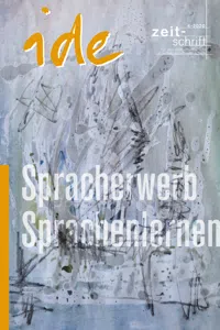 Spracherwerb und Sprachenlernen_cover