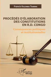 Procédés d'élaboration des constitutions en R.D. Congo_cover