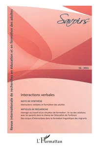 Interactions verbales n°56 - 2021_cover