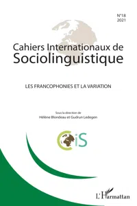 Cahiers internationaux de sociolinguistique_cover