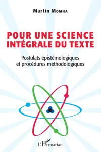 Pour une science intégrale du texte_cover