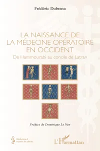 La naissance de la médecine opératoire en occident_cover