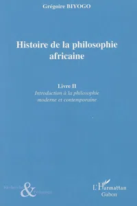 Histoire de la philosophie africaine_cover