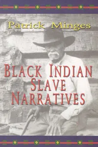 Black Indian Slave Narratives_cover