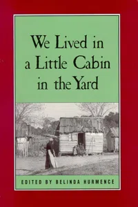 We Lived in a Little Cabin in the Yard_cover