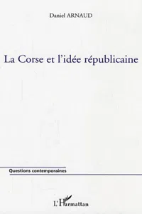 La Corse et l'idée républicaine_cover