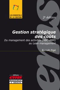 Gestion stratégique des coûts - 2e édition_cover