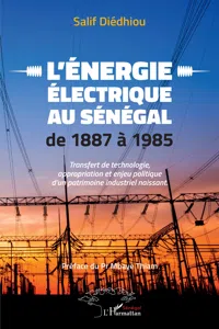 L'énergie électrique au Sénégal de 1887 à 1985_cover