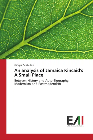 An analysis of Jamaica Kincaid's A Small Place